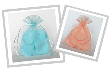 Organza Petal Bags