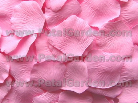 Cotton Candy silk rose petals