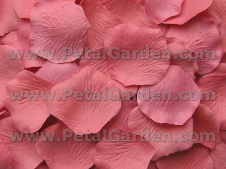 Mauve silk rose petals