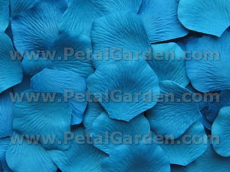 Lagoon silk rose petals